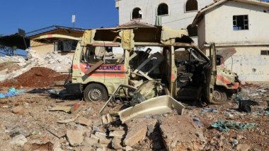 Children's hospital in Aleppo hit as airstrikes continue