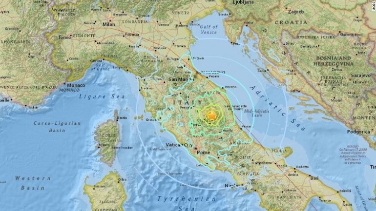 Central Italy hit by another earthquake