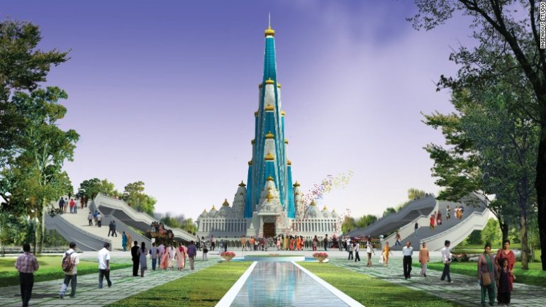 Indian temple to be world's tallest religious skyscraper