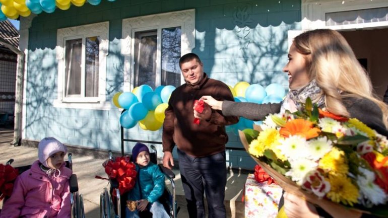 Edelweiss is fulfilling dreams: Family from Hincesti town received a house (Photos)