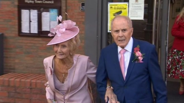 Derbyshire couple get married 65 years after split