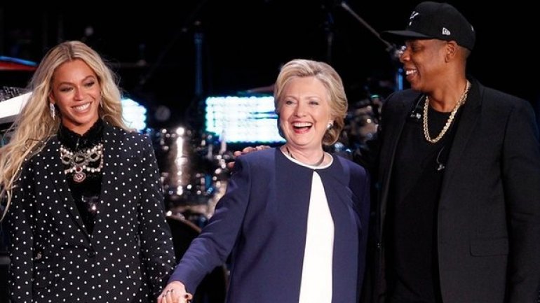 Hillary Clinton backed by Beyoncé and Jay Z in Ohio