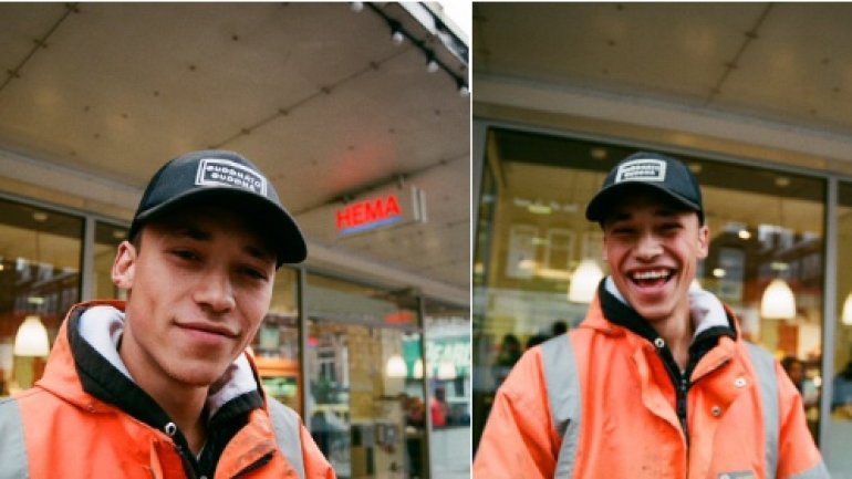 Handsome construction worker becomes model thanks to stranger's photo