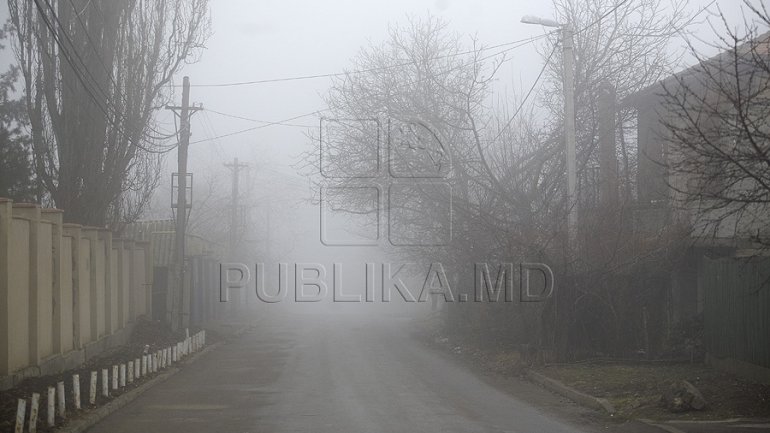 Attention! Fog reducing visibility of less than 200 meters forecast across Moldova 