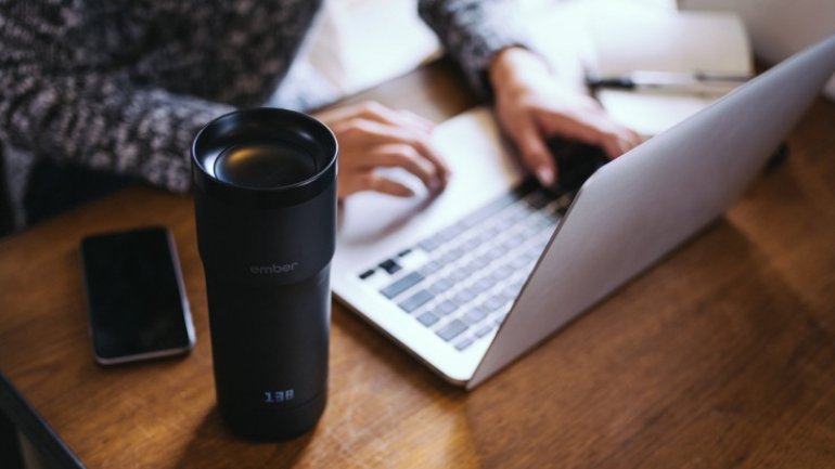 Starbucks starts selling Ember mugs, which keep your drink at steady temp for hours