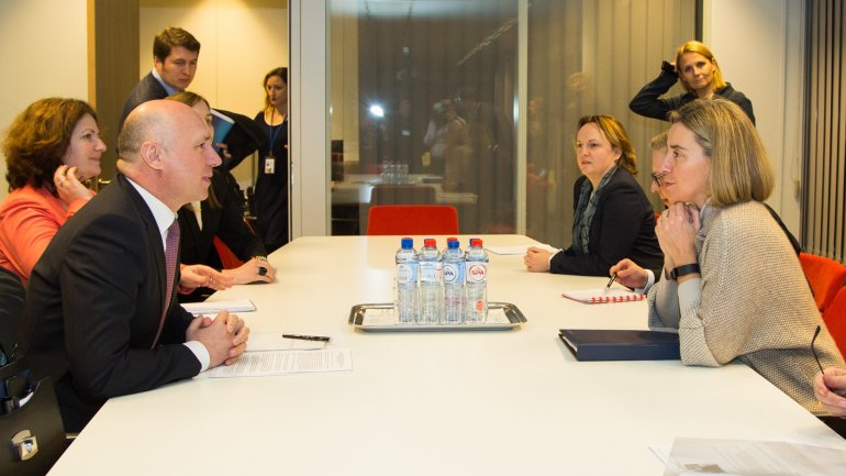 Prime minister meets European Commission Vice-President Federica Mogherini