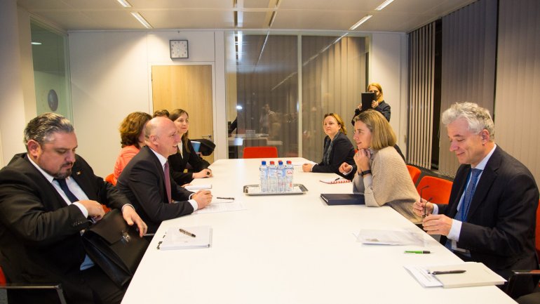 Prime minister meets European Commission Vice-President Federica Mogherini