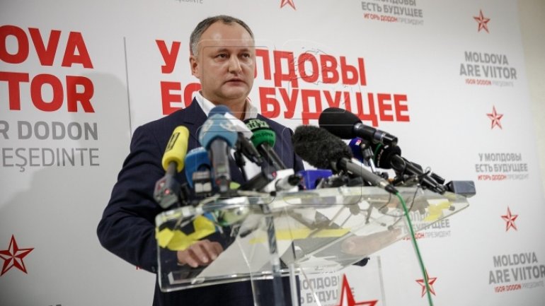 Igor Dodon: I will be the president of all, of the ones willing to be in EU and of the ones willing to be near Russia