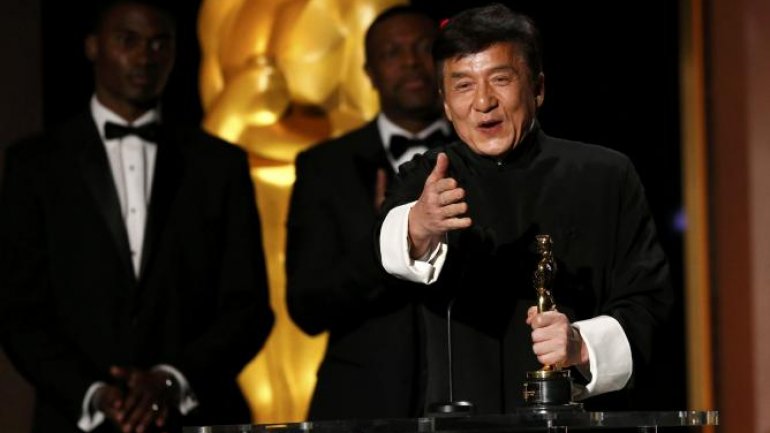 After 56 years, more than 200 films and uncountable broken bones, Jackie Chan wins an Oscar