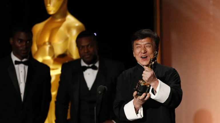 After 56 years, more than 200 films and uncountable broken bones, Jackie Chan wins an Oscar