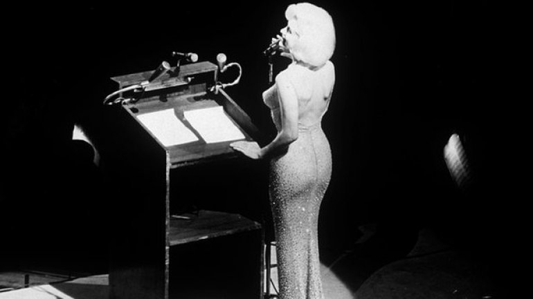 Marilyn Monroe's "Happy birthday, Mr President" dress sells for record $4.8 million