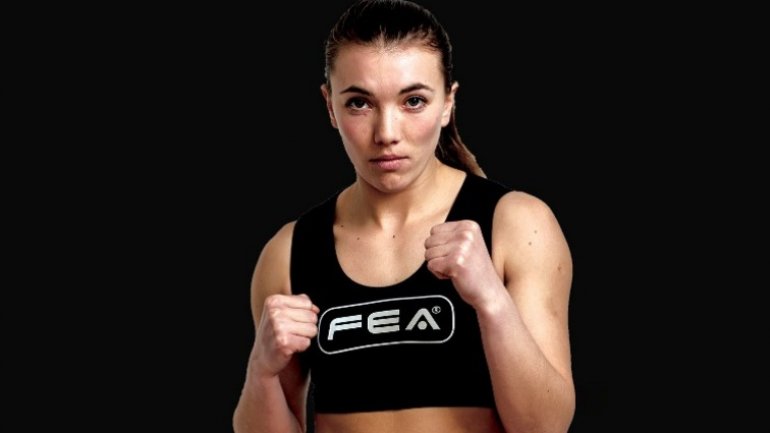 Fighter Angela Cantir prepared for "World Grand Prix" KOK Gala