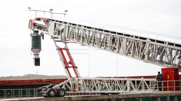 New grain export terminal launched at Giurgiulesti International Free Port (PHOTOREPORT)