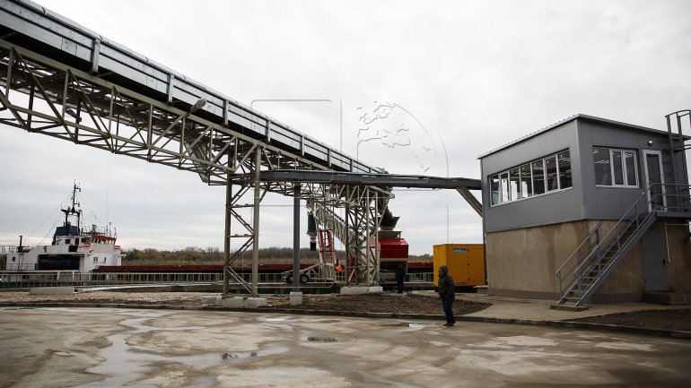 New grain export terminal launched at Giurgiulesti International Free Port (PHOTOREPORT)