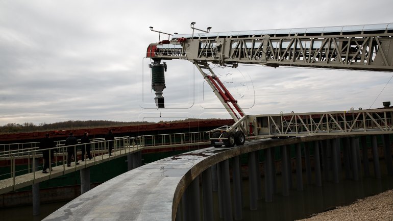 New grain export terminal launched at Giurgiulesti International Free Port (PHOTOREPORT)