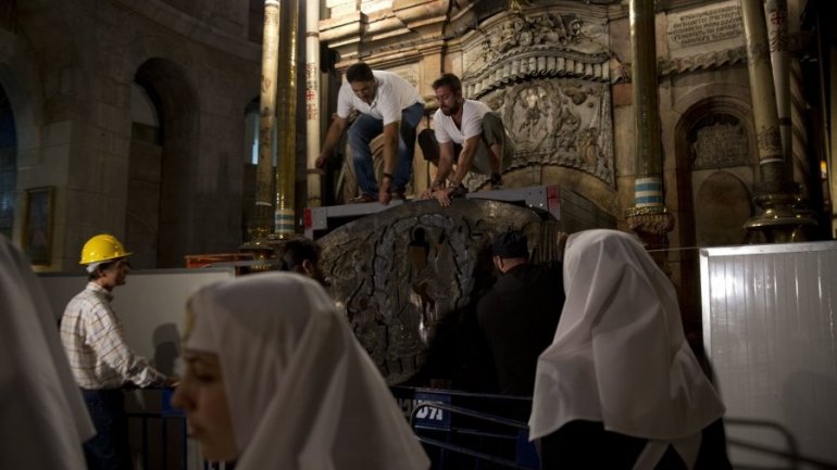 Tomb of Jesus in Jerusalem is being rennovated by researchers