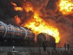 Gas carrying train explodes killing five in Bulgaria