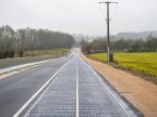 World's first solar panel road opens in Normandy village