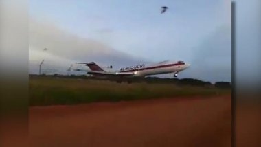 Cargo plane crashes shortly after takeoff in Colombia (VIDEO)
