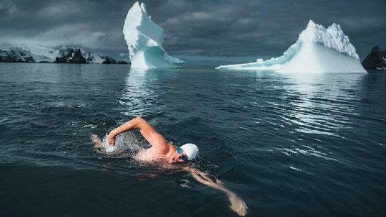 Briton swims Antarctic in campaign for three marine sanctuaries