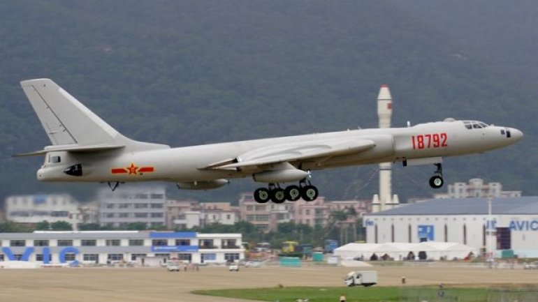 China flies atomic bomber over South China Sea as showoff to Trump