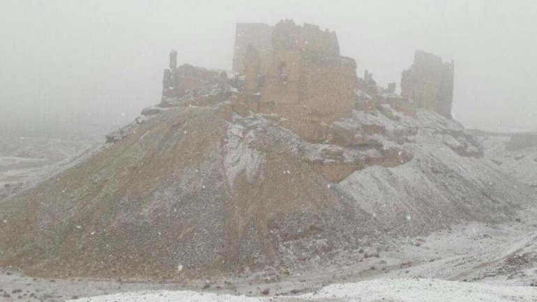 Snow falls in Syria for first time in 25 years (VIDEO)