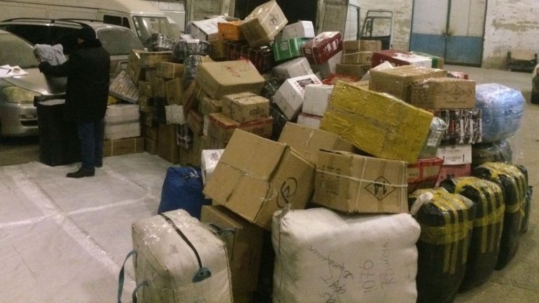 Smuggling goods of value exceeding one million lei found by Customs Service