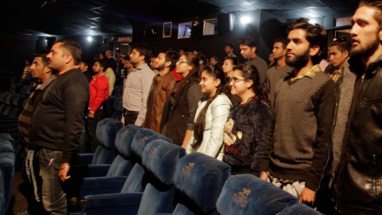 Moviegoers arrested for refusing to stand for India's national anthem