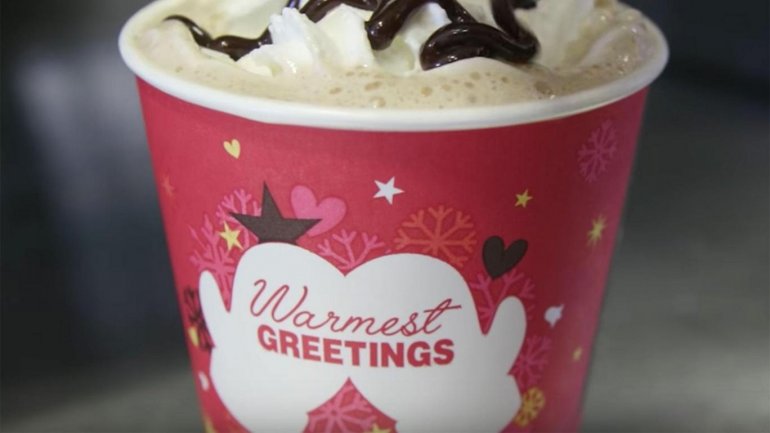 McDonald's Christmas coffee cup's naughty makeover goes viral