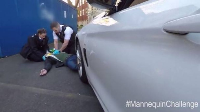 Police use mannequin challenge for drink-driving warning 