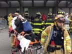 New York train crash: Dozens injured in derailment