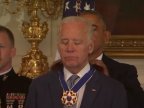 Joe Biden awarded freedom medal by Obama (VIDEO)