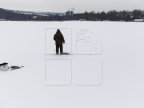 Fishing in cold at ice hole: It’s my hobby