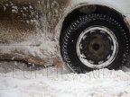 Slick and stranded: Moldovan drivers stuck in snow