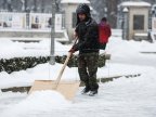 Heavy snowfall. All equipment has been mobilized for snow removal