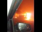 Bus engulfed in flames en route to Bucharest (VIDEO)