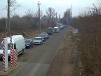 Border police explains the traffic jam at several border crossing points