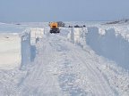 Blizzard buries Moldova. Images of snowplows removing ten feet snow (PHOTO)