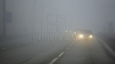#InfoTrafic: Fog in Moldova. Movement in Chisinau