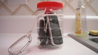 ‘Pickled’ cellular phones, unveiled at biggest Moldovan jail