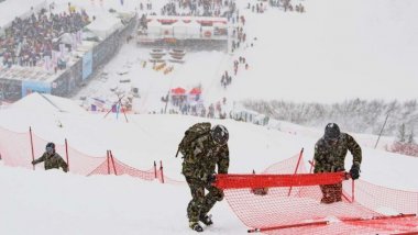Ski World Cup: Lauberhorn race cancelled because of too much snow