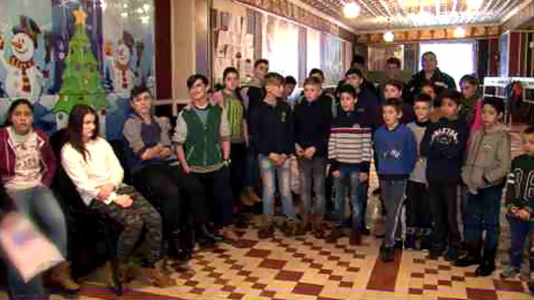 Joy of winter holidays brought to orphanage from Straseni town