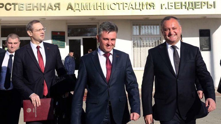 Moldovan president, Transnistrian region leader have working meeting in Bender