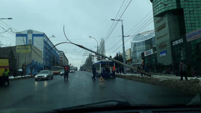 Traffic blocked in center of Chisinau because of THIS