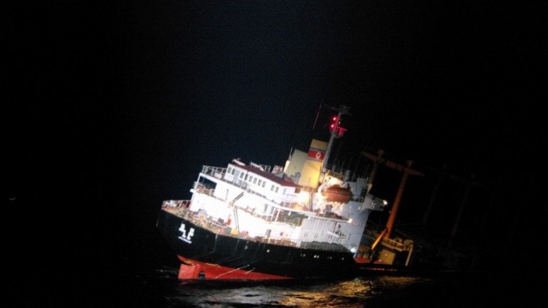 Japan rescues 26 North Koreans from sinking ship