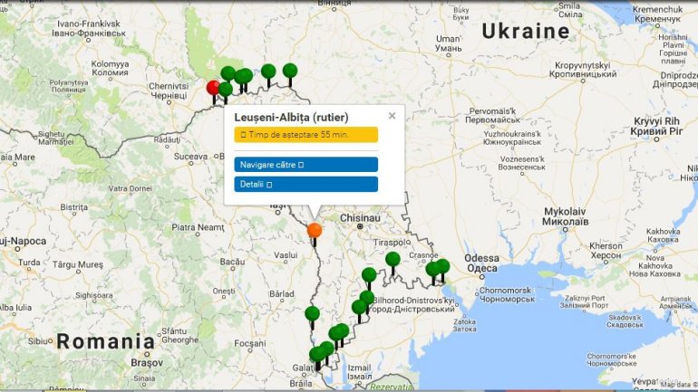 Attention! Traffic jam at border crossing points (MAP)