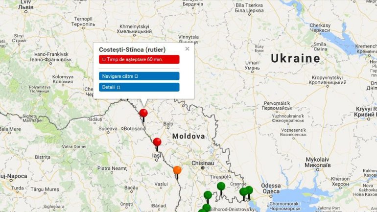 Attention! Traffic jam at border crossing points (MAP)