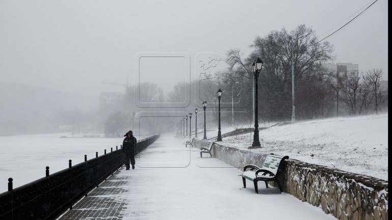 Blizzard hits Moldova bringing heavy snow and strong winds