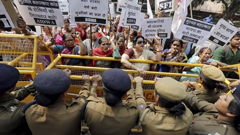 Teenage girl's ears are cut off while being gang-raped in latest sex attack in India  