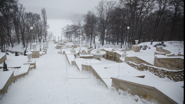 Blizzard hits Moldova bringing heavy snow and strong winds